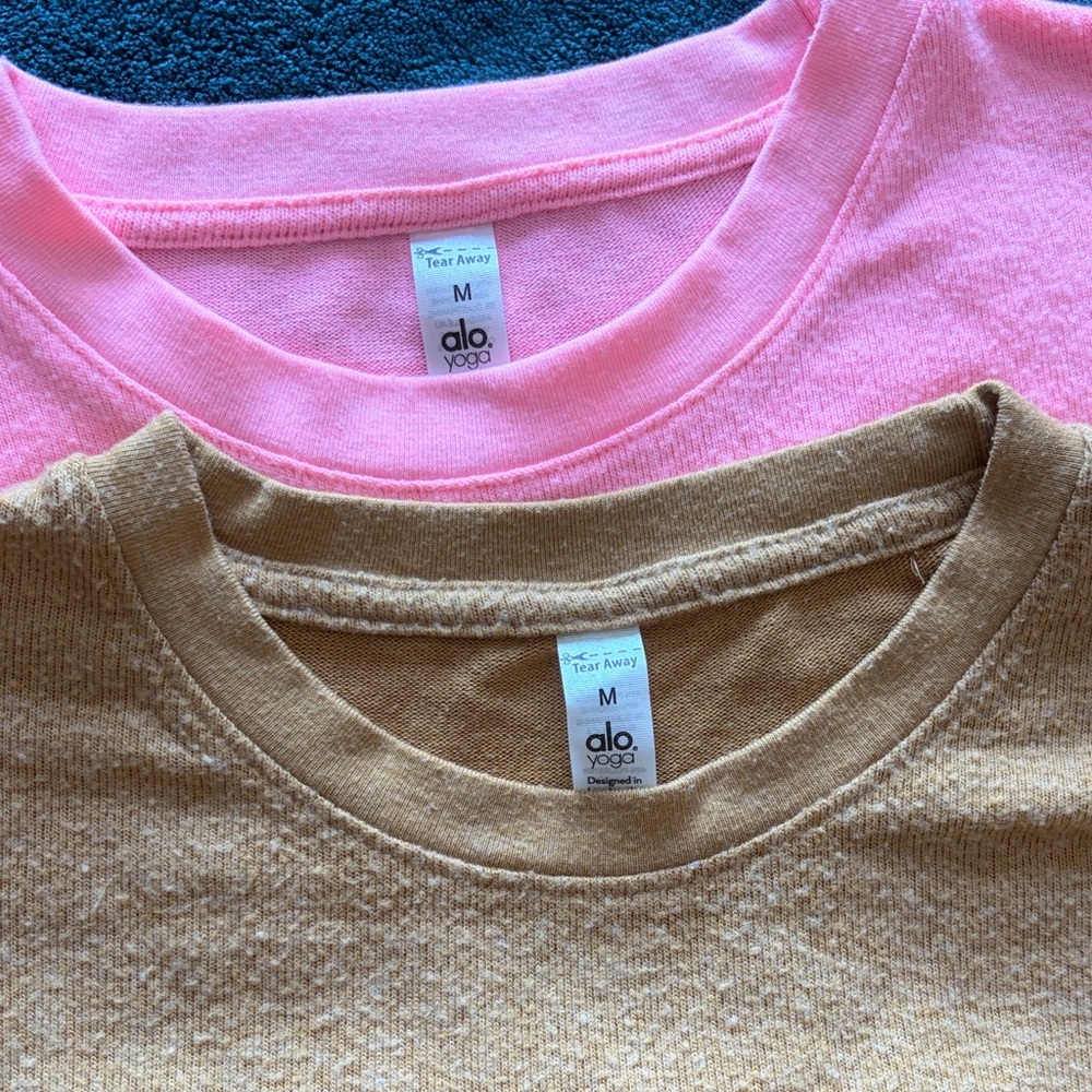 Alo Logo Sweatshirt Brown medium oversized - Picture 7 of 7
